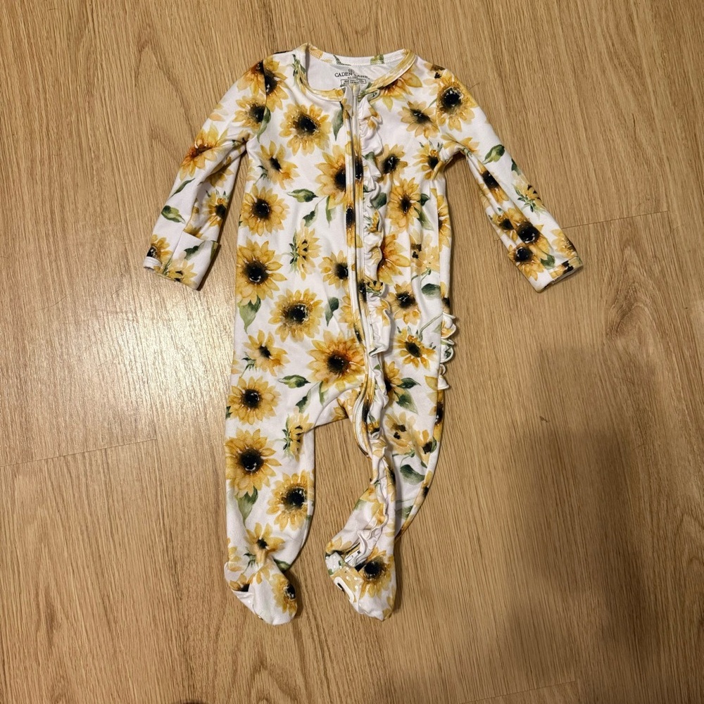 Caden Lane Sunflower Footie